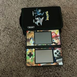 Nintendo DS Lite with Case and Super Mario Bros Game